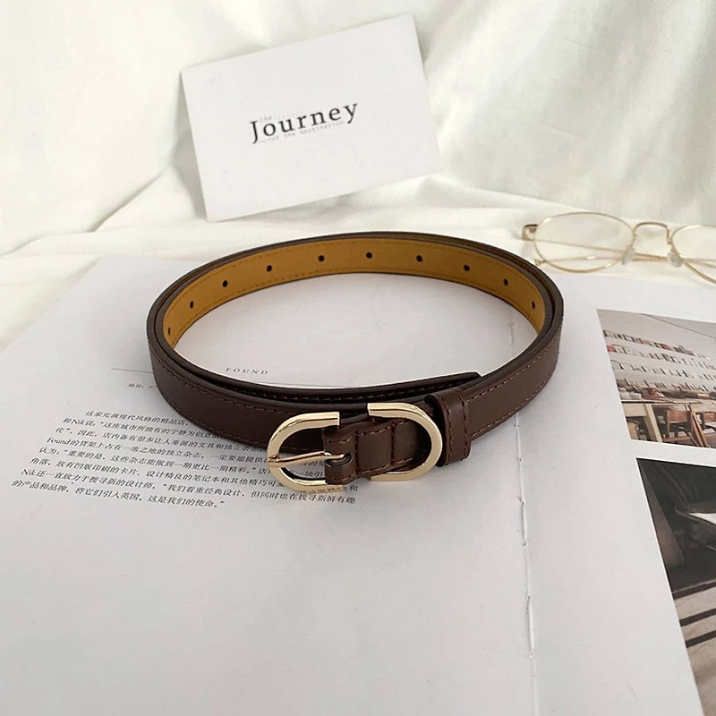 Brown Simple Style Belt