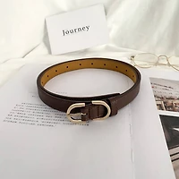 Brown Simple Style Belt