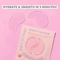 UNDER EYE Serve Chilled Rosé Hydrating Eye Mask Gels