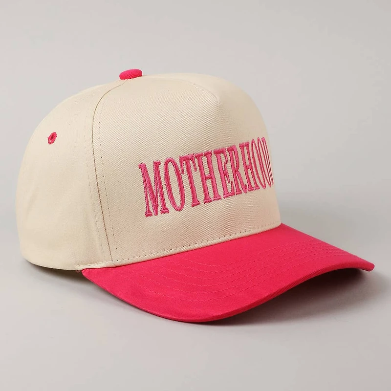 Motherhood Trucker Hat/ Hot Pink