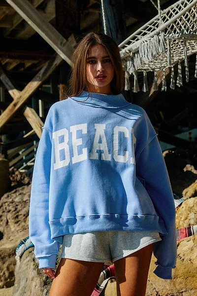 Beach/Lake Reversible Mock-Neck