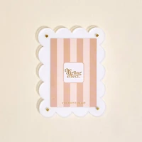 Mini Acrylic Picture Frame Magnet–White