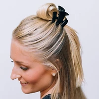 Classic Hair Clip | Petite | Jet Black