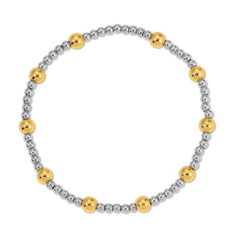 Two-Tone Stretch Bracelets 3mm/5mm