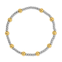 Two-Tone Stretch Bracelets 3mm/5mm