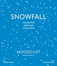 HOLIDAY CANDLES - Snowfall - Pearlescent 8oz Coconut Wax