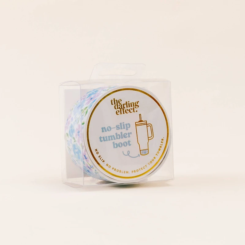 Blue Floral Tumbler Boot