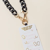 Pink & Orange Crossbody Phone Chain