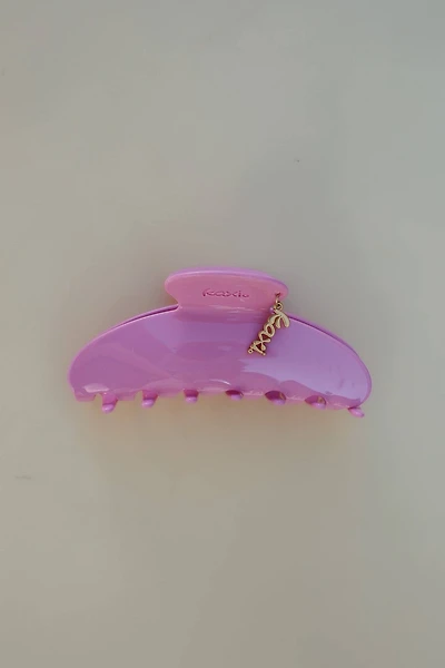Oversized Pink Claw Clip