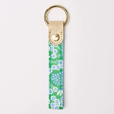 Key Fob Skinny Daisy Chain Green