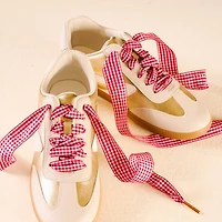 Step It Up Shoelaces-Gingham