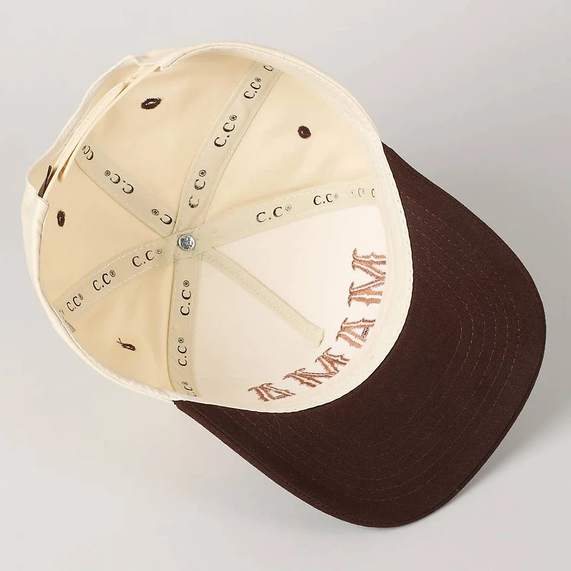 MAMA Embroidery Baseball Cap/ Brown