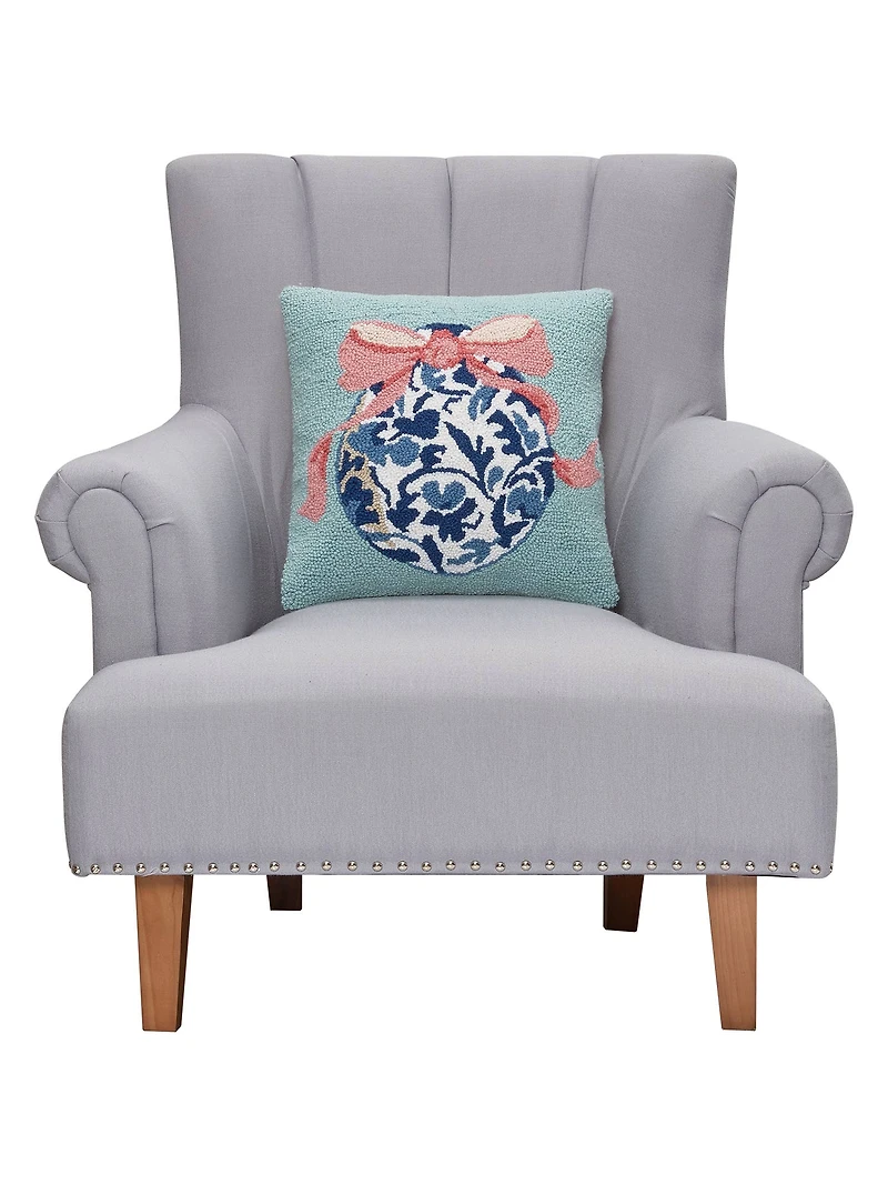 Chinoiserie Easter Egg Hook Pillow