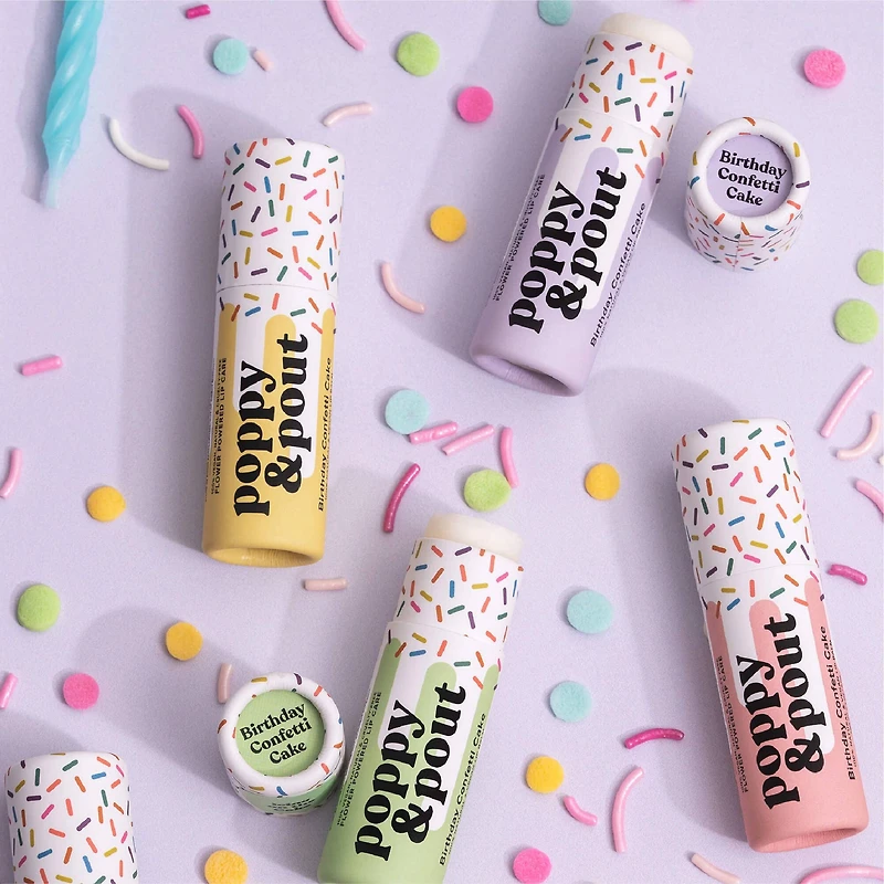 Lip Balm, Birthday Confetti Cake