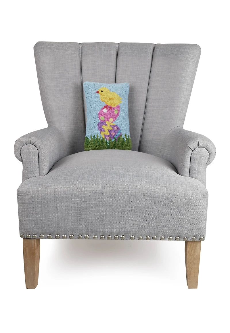 Easter Chick Eggs Hook Pillow