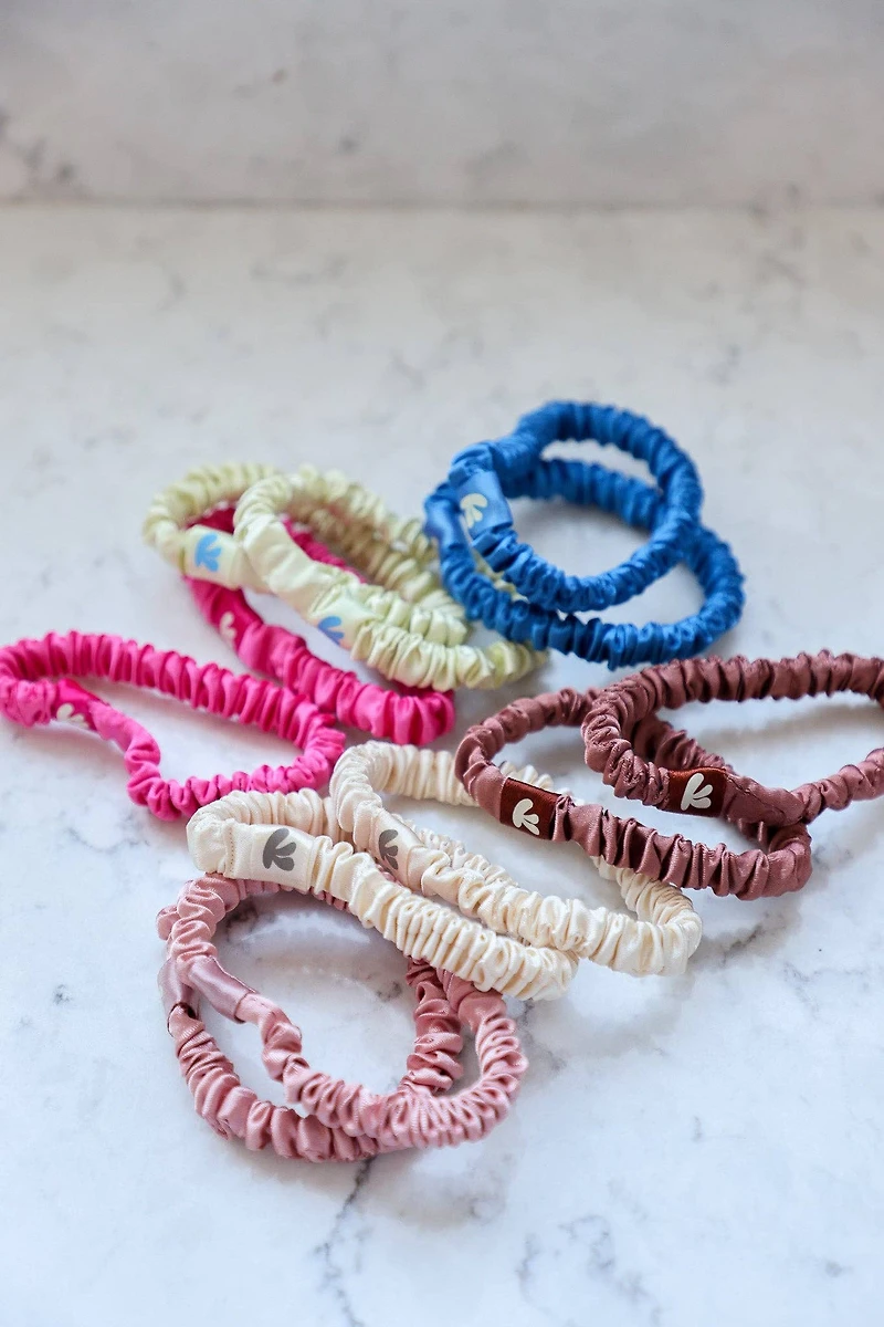 Skinny Satin Scrunchie Set
