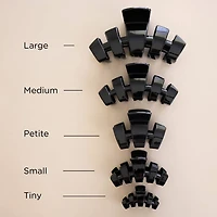 Classic Hair Clip | Petite | Jet Black