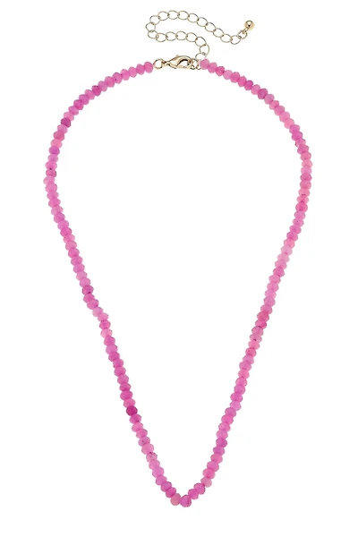 Lucy Gemstone Beaded Multi-Charm Necklace Base