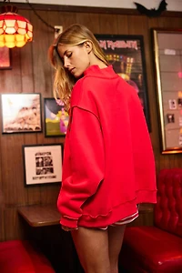 Christmas & Merry REVERSIBLE Mockneck