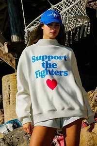 F CANCER Reversible Mockneck