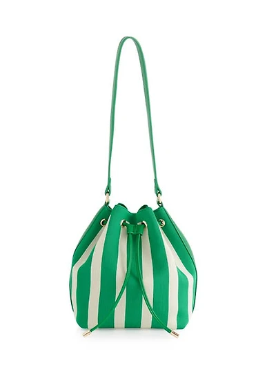 ISLA BUCKET BAG: GREEN