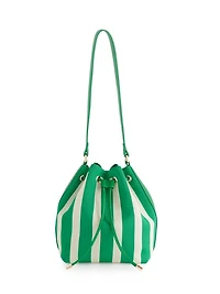 ISLA BUCKET BAG: GREEN
