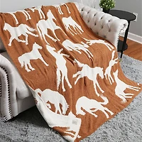Cheetah Reversible Throw Blanket