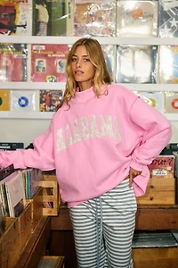 Pink Alabama Camo Mockneck