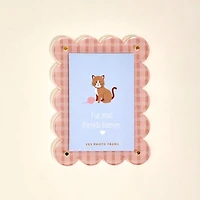 Mini Acrylic Picture Frame Magnet–Cool Cat