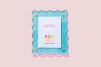 Acrylic Magnetic Frames Gold Confetti