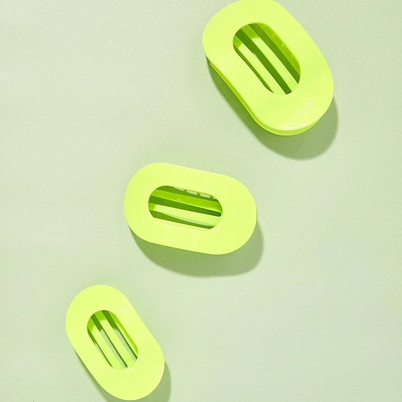 Flat Round Hair Clip | Large | Summer Brights