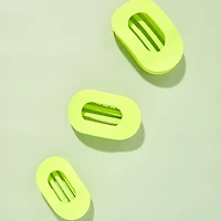Flat Round Hair Clip | Large | Summer Brights