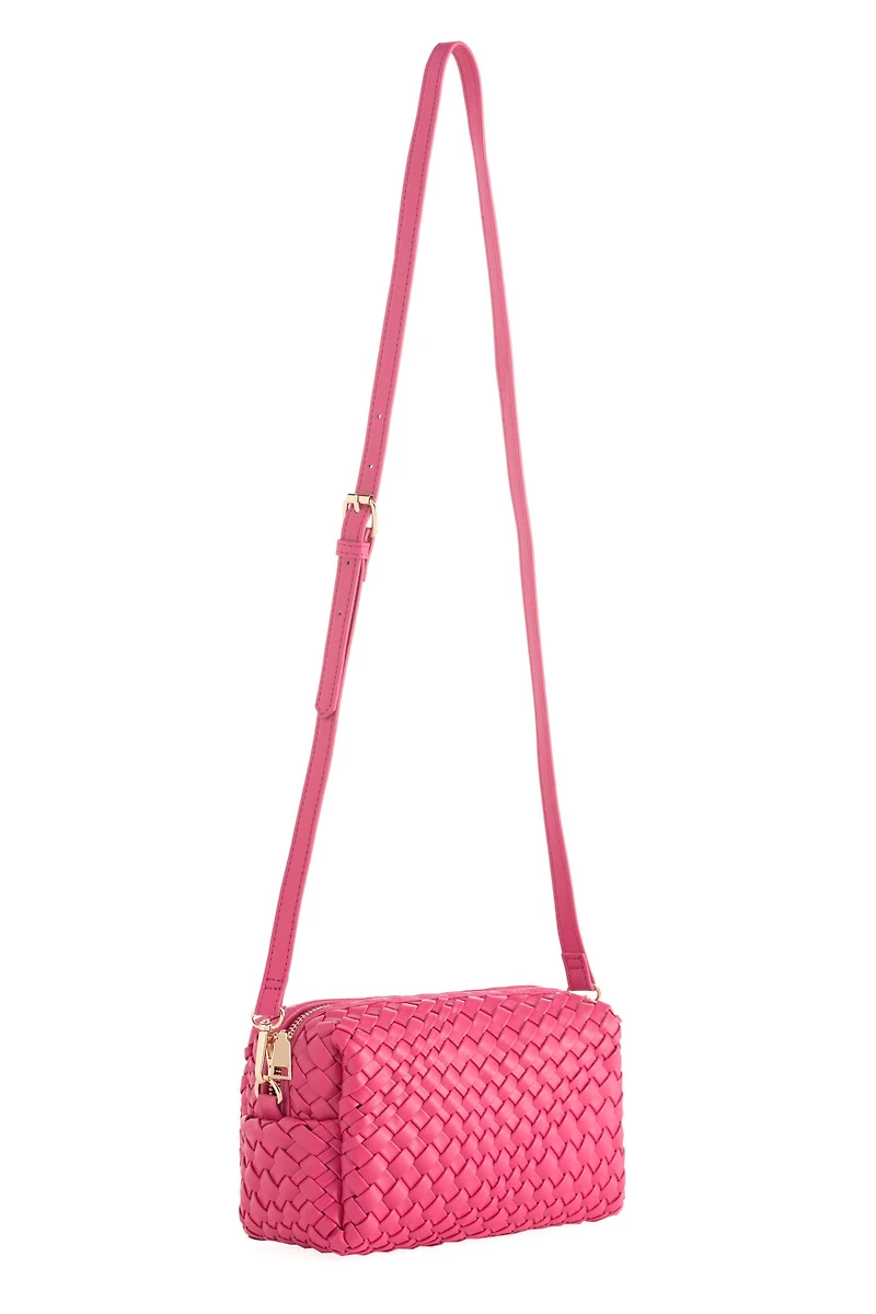 BLYTHE BOXY CROSS-BODY: Pink