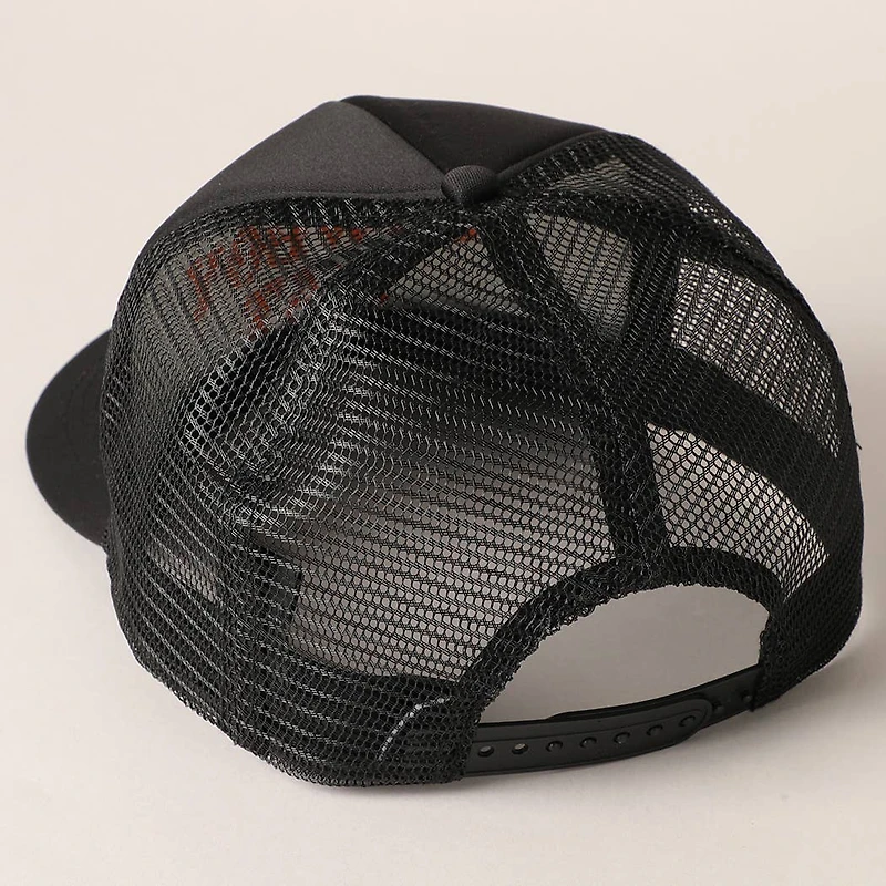 Camo Cowboy Embroidery Trucker Hat