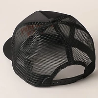 Camo Cowboy Embroidery Trucker Hat