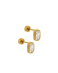 Screwback Stud Earrings - Kay Clear