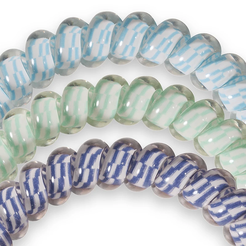 Spiral Hair Coil | Small | Totally Turquoise