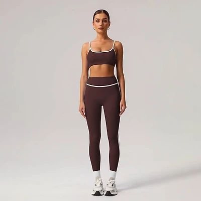 Burgundy Contrast Workout Set