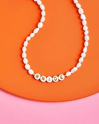 Bridal Pearl Beaded Necklace