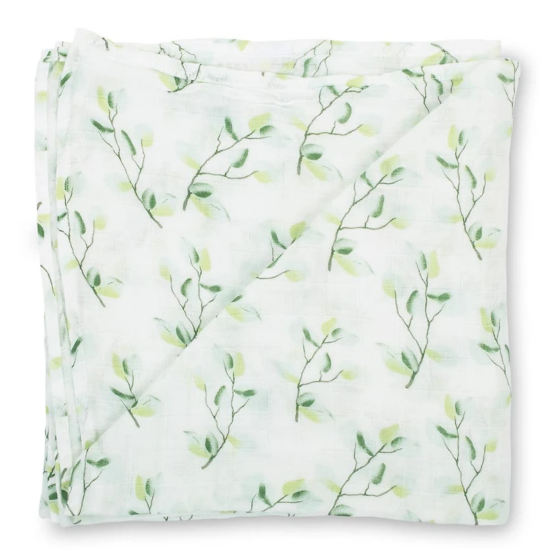 Relaxing Eucalyptus Baby Swaddle Blanket