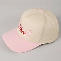 You Look Like You Love Me Embroidery Trucker Hat: Red / ONE SIZE