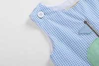 Blue Gingham Golf Hole Shortall Boys