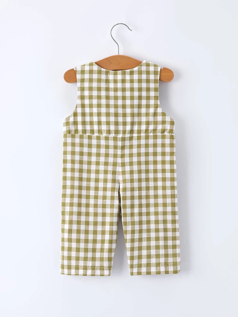 Green Fish Baby Boy Romper