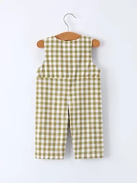 Green Fish Baby Boy Romper
