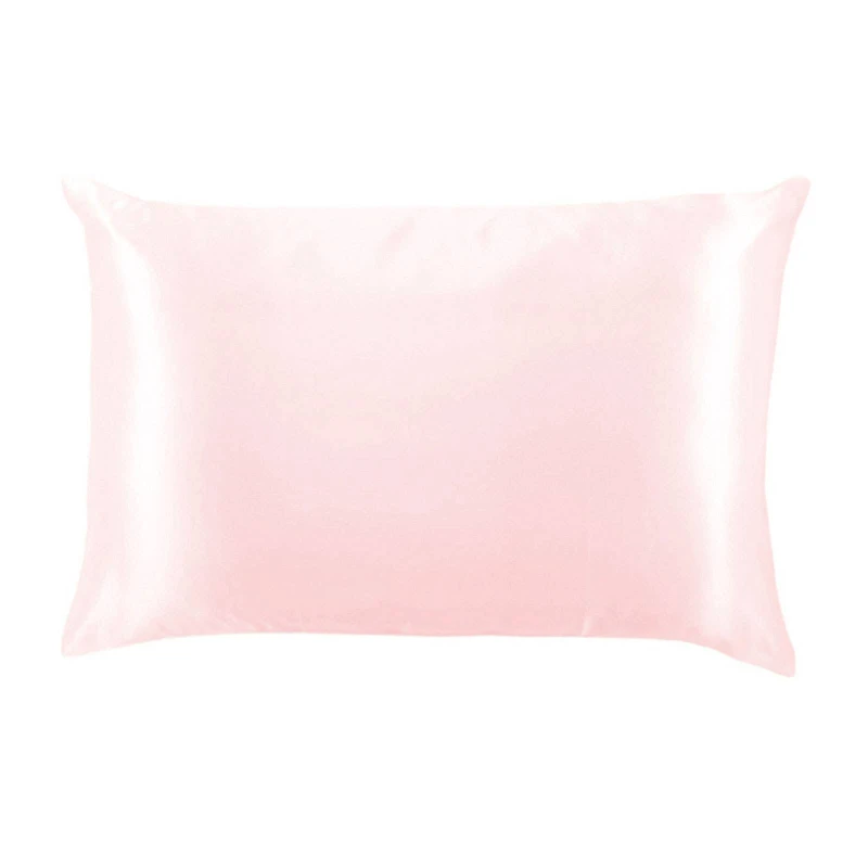 Solid Silky Satin Pillowcase