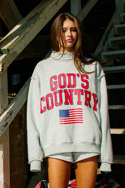 God's Country Reversible Mock-neck