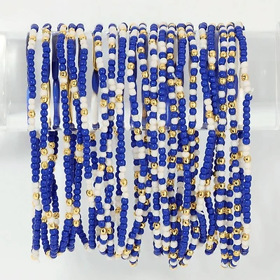 Stretch Seed Assorted Bead GAME DAY Bracelets