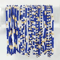 Stretch Seed Assorted Bead GAME DAY Bracelets
