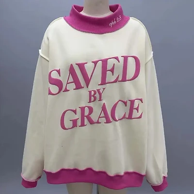 Pink Saved by Grace Mockneck