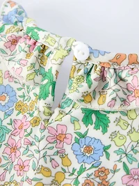 "MAMA'S GIRL" Smocked Girls' Romper